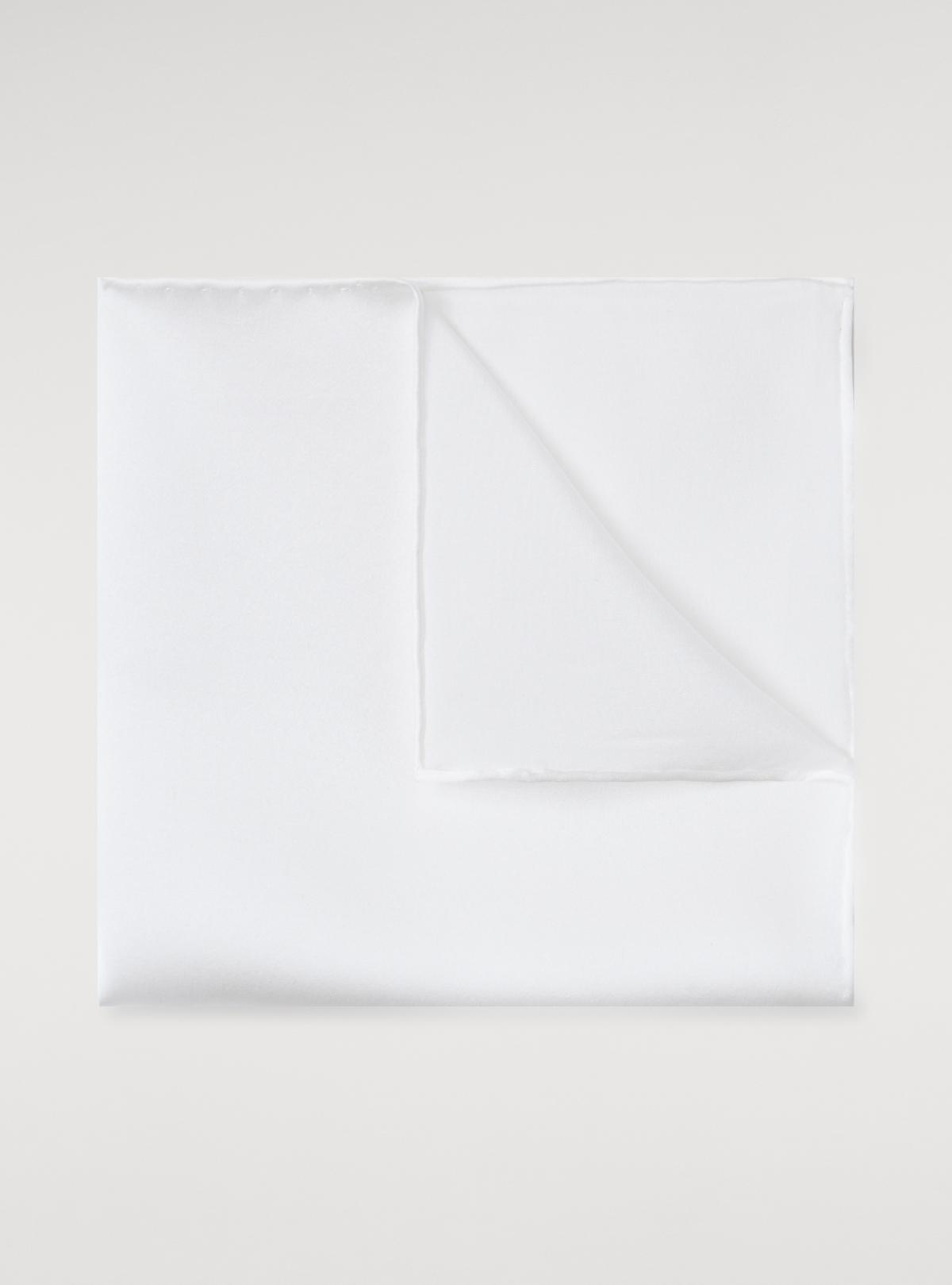 Pochette in seta tinta unita