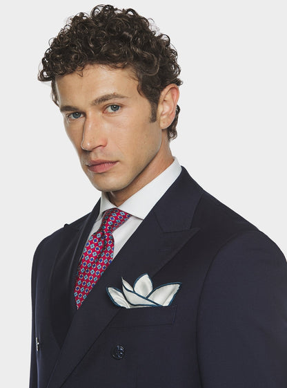 Abito doppiopetto uomo in misto lana comfort