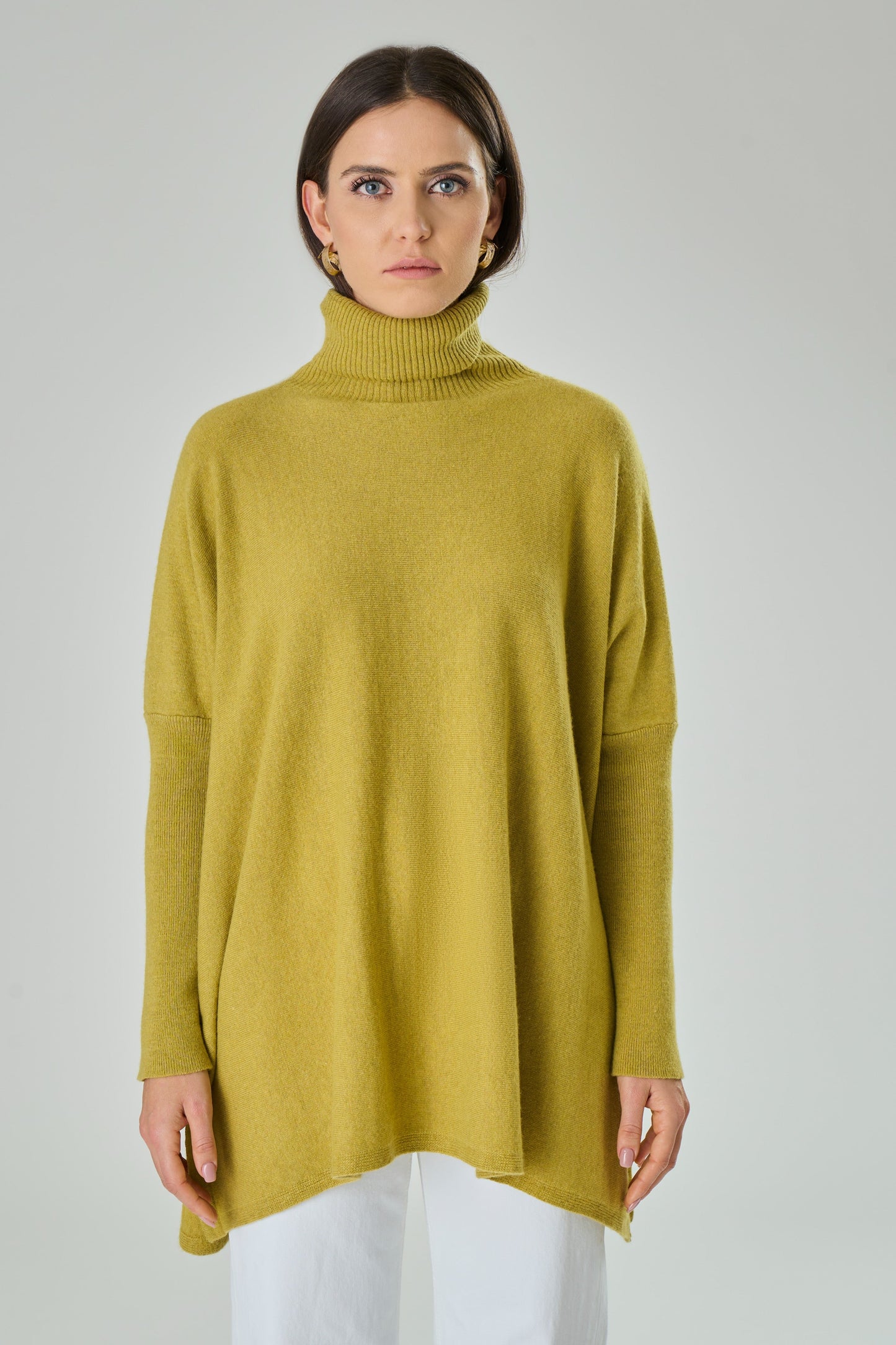 Maglione collo alto in misto cashmere - Amalia