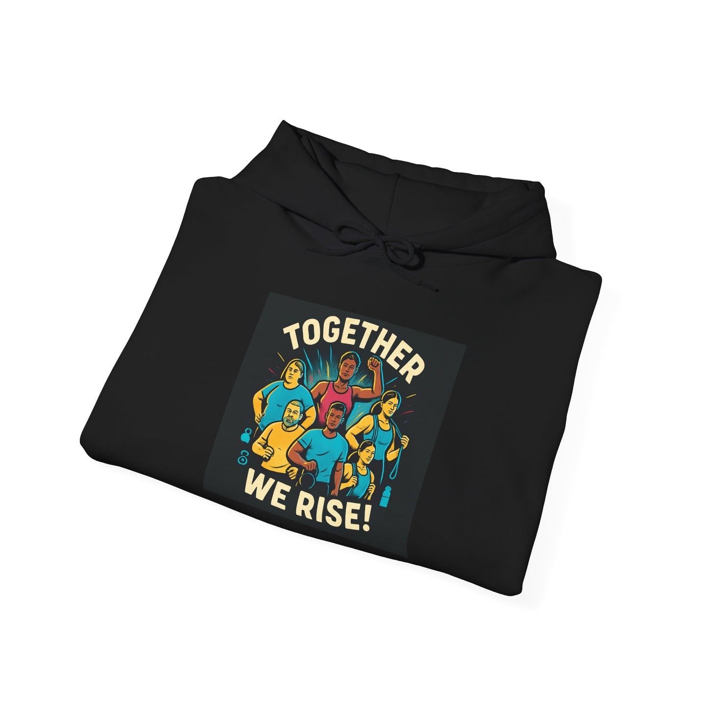 Together We Rise Hoodie — Bold Unity Graphic Pullover