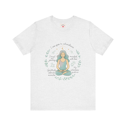 Meditation Woman T-Shirt — Mindfulness Affirmation Tee