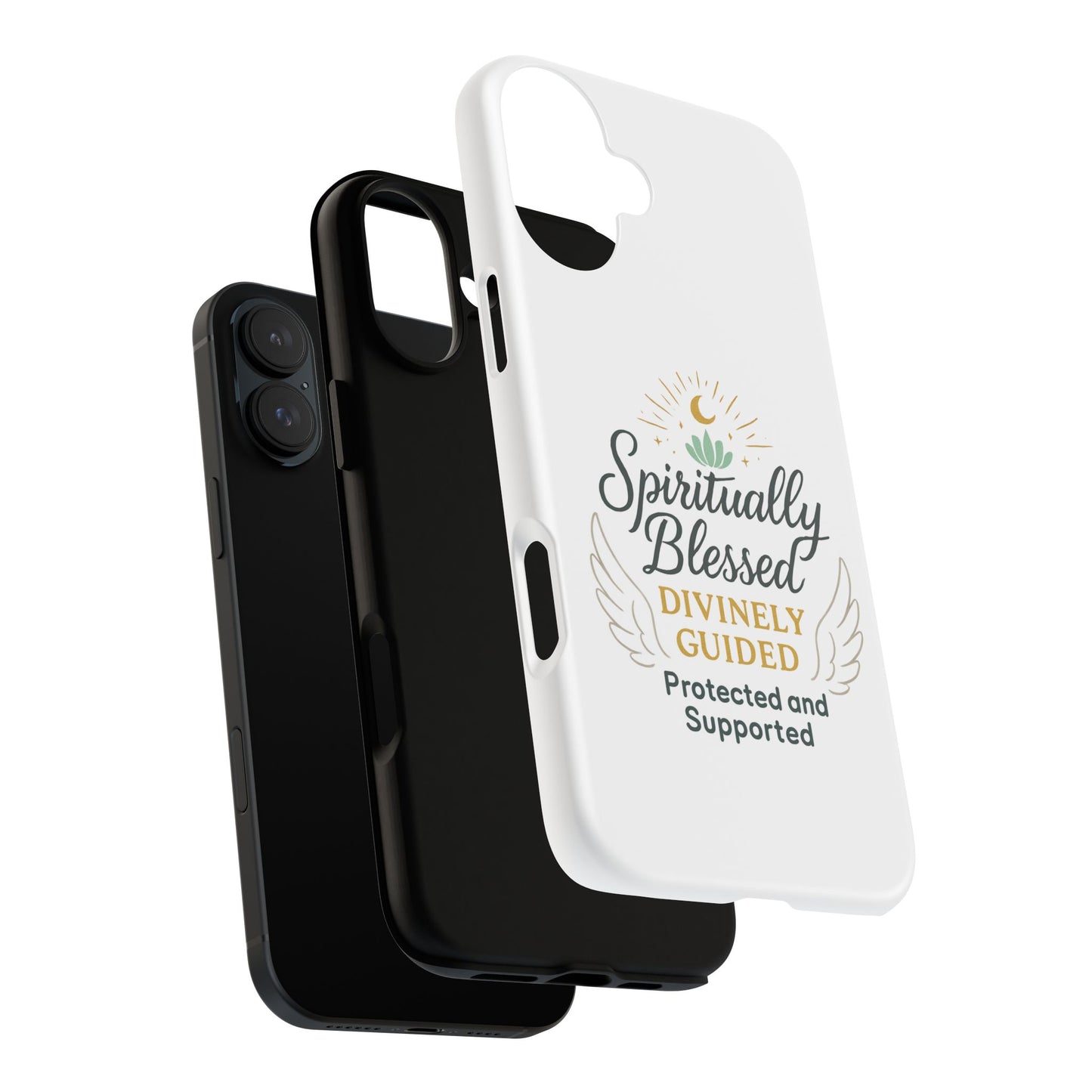 Spiritually Blessed Phone Case — "Divinely Guided, Protected and Supported"