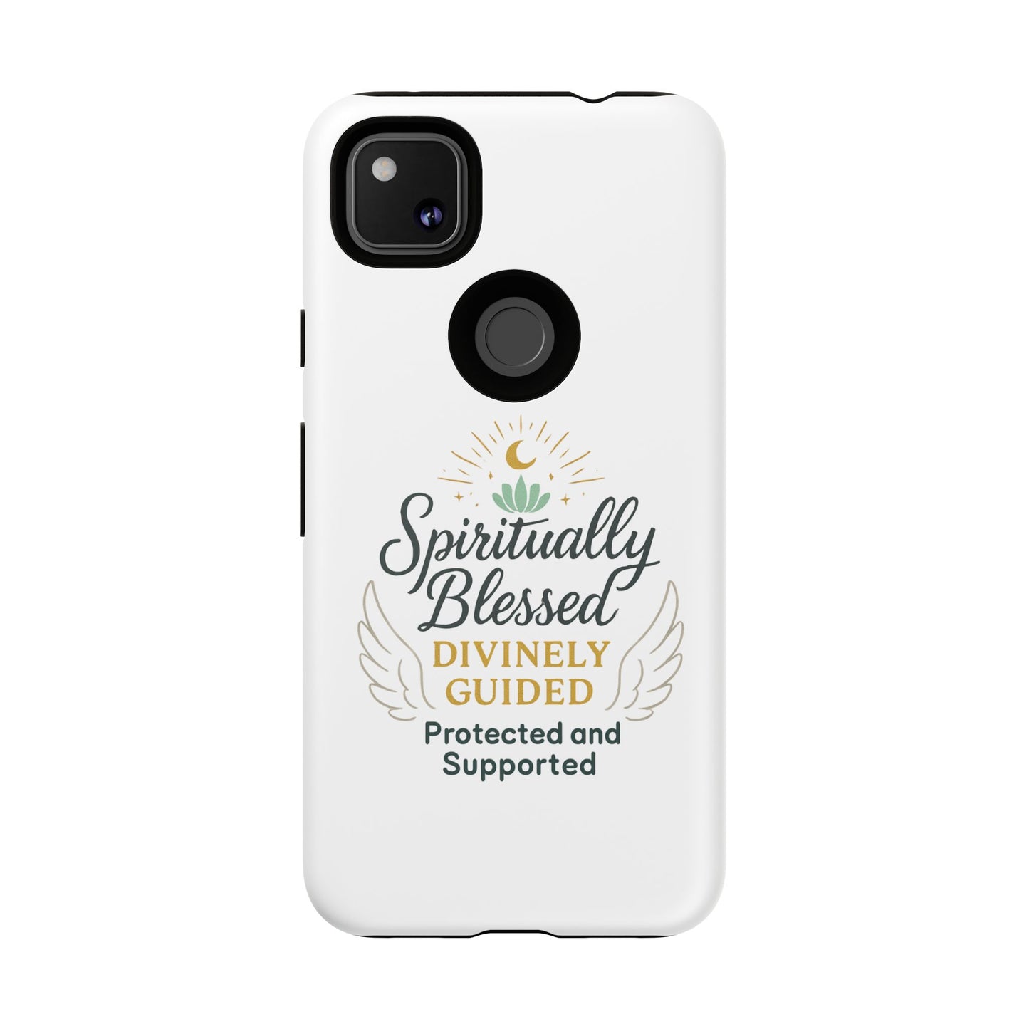 Spiritually Blessed Phone Case — "Divinely Guided, Protected and Supported"