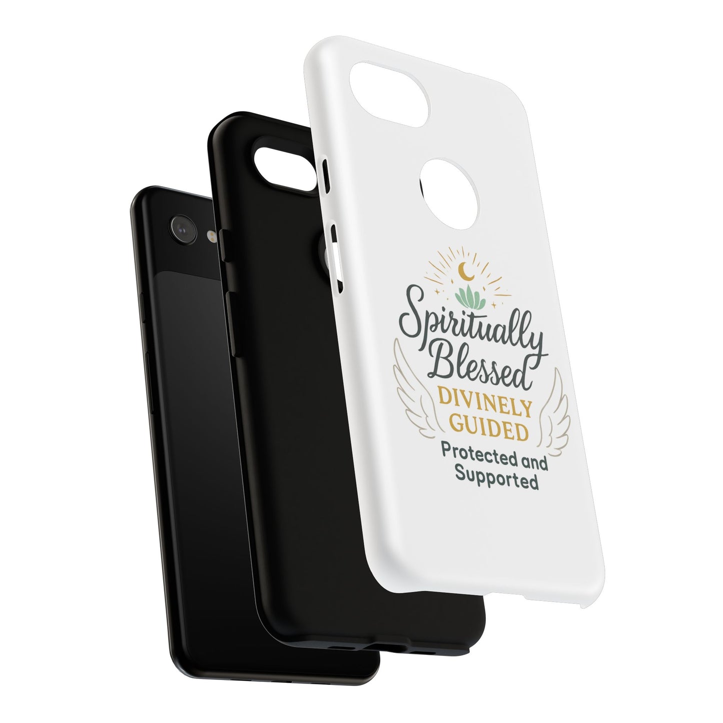 Spiritually Blessed Phone Case — "Divinely Guided, Protected and Supported"