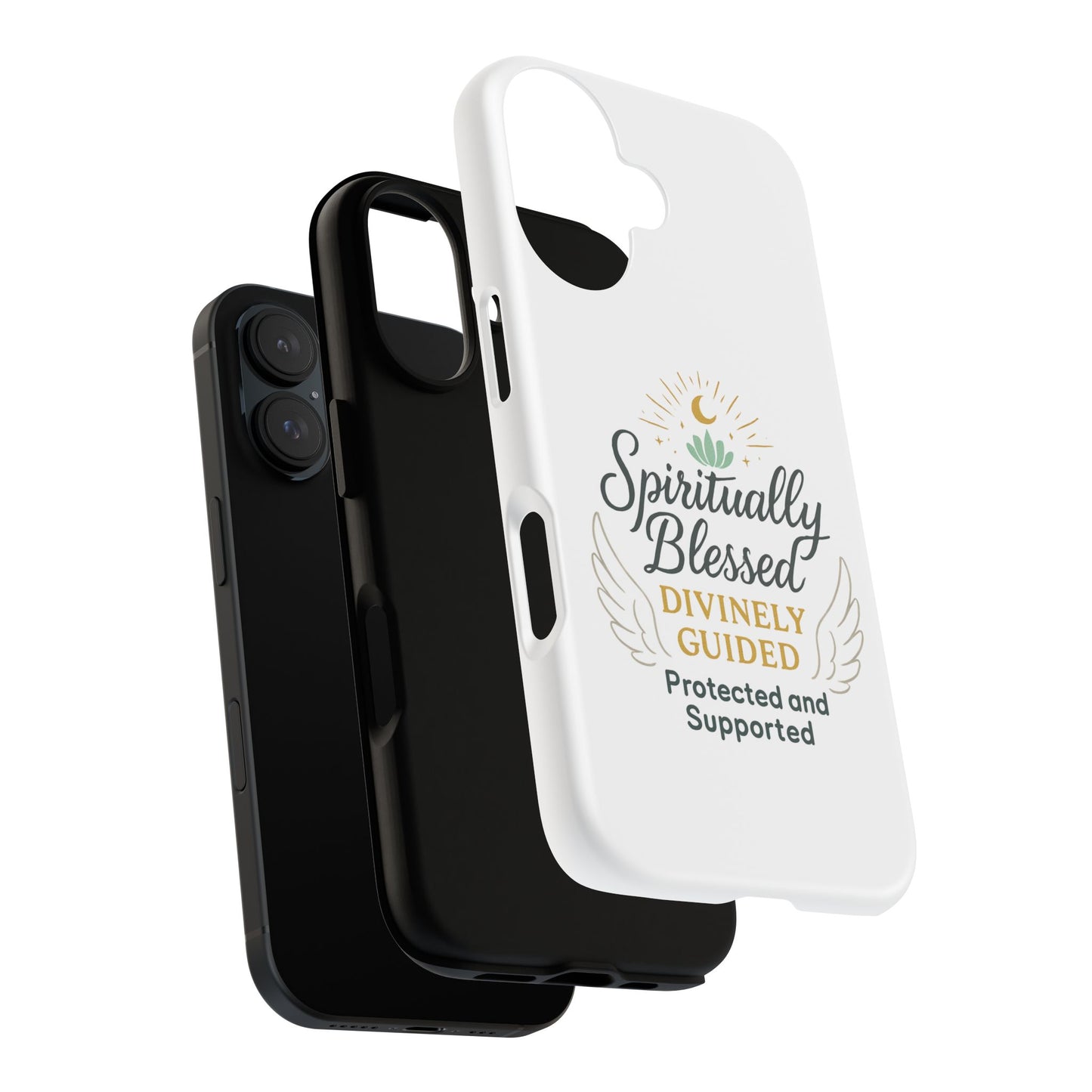 Spiritually Blessed Phone Case — "Divinely Guided, Protected and Supported"