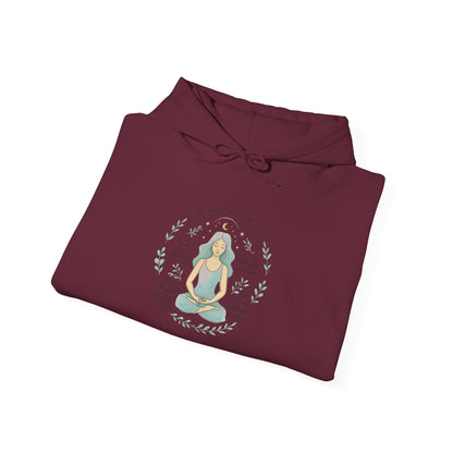 Meditating Mom Hoodie – Pregnancy Mindfulness Sweatshirt