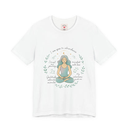 Meditation Woman T-Shirt — Mindfulness Affirmation Tee