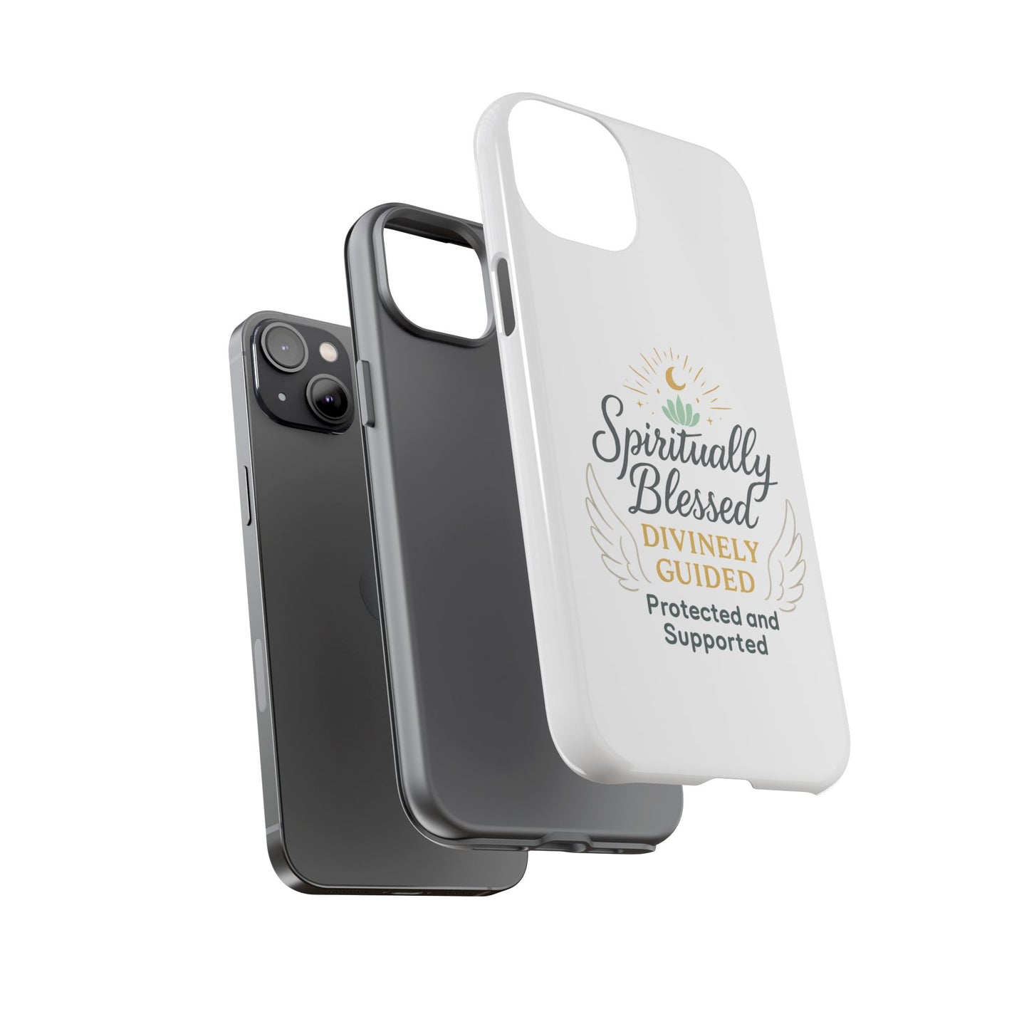 Spiritually Blessed Phone Case — "Divinely Guided, Protected and Supported"