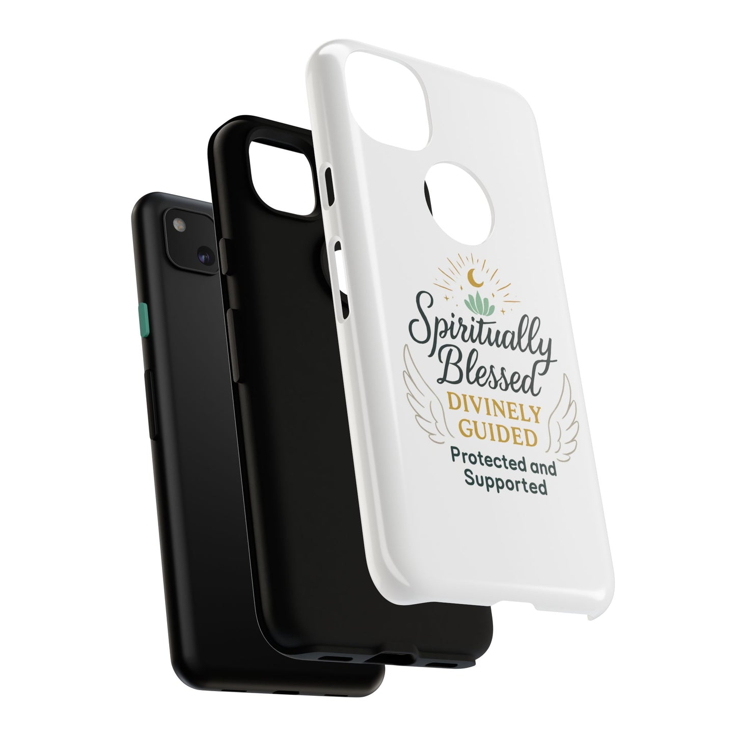 Spiritually Blessed Phone Case — "Divinely Guided, Protected and Supported"