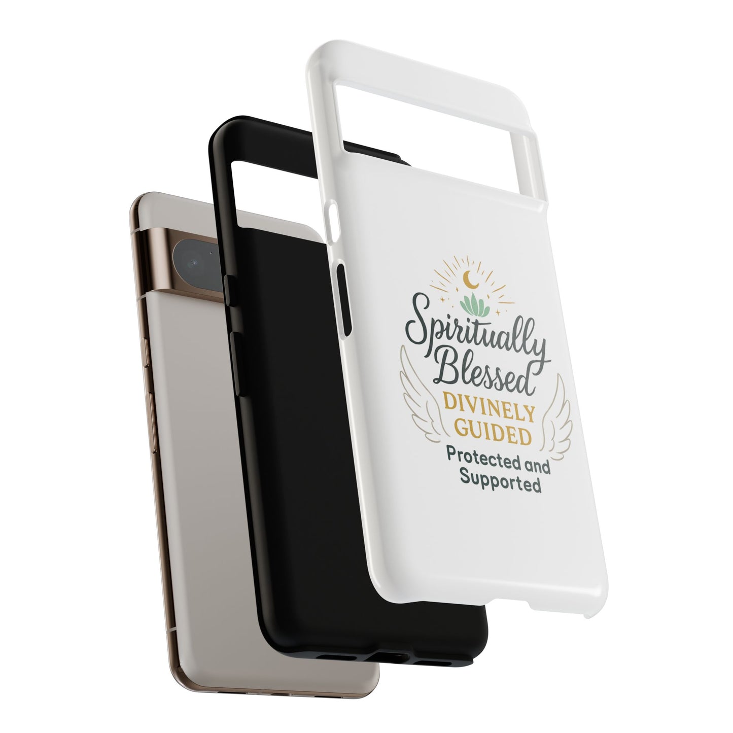 Spiritually Blessed Phone Case — "Divinely Guided, Protected and Supported"