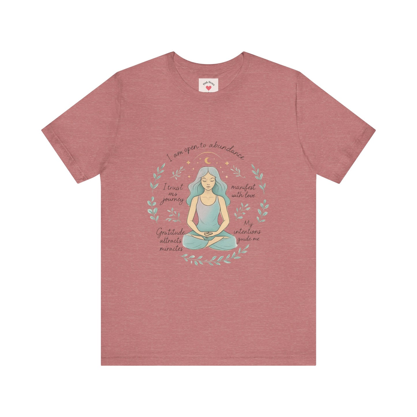 Meditation Woman T-Shirt — Mindfulness Affirmation Tee