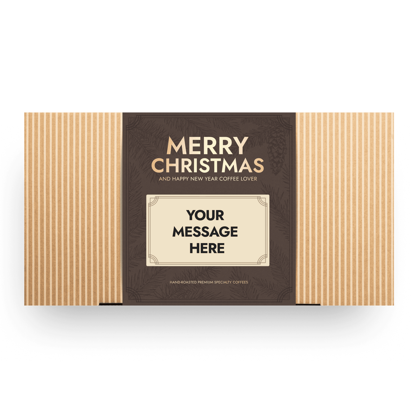 PERSONALIZABLE SPECIALTY COFFEE BEAN CHRISTMAS GIFT BOX