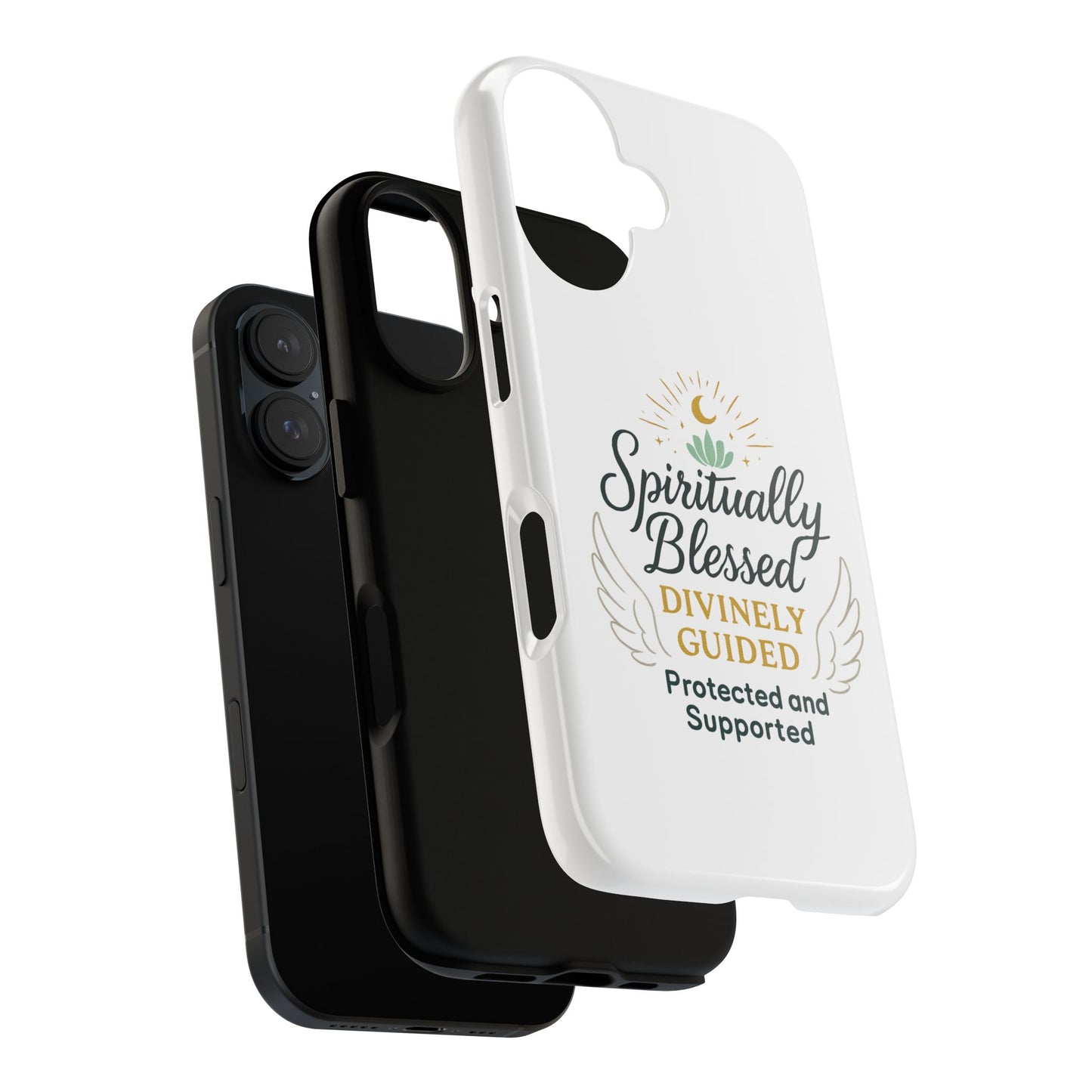Spiritually Blessed Phone Case — "Divinely Guided, Protected and Supported"