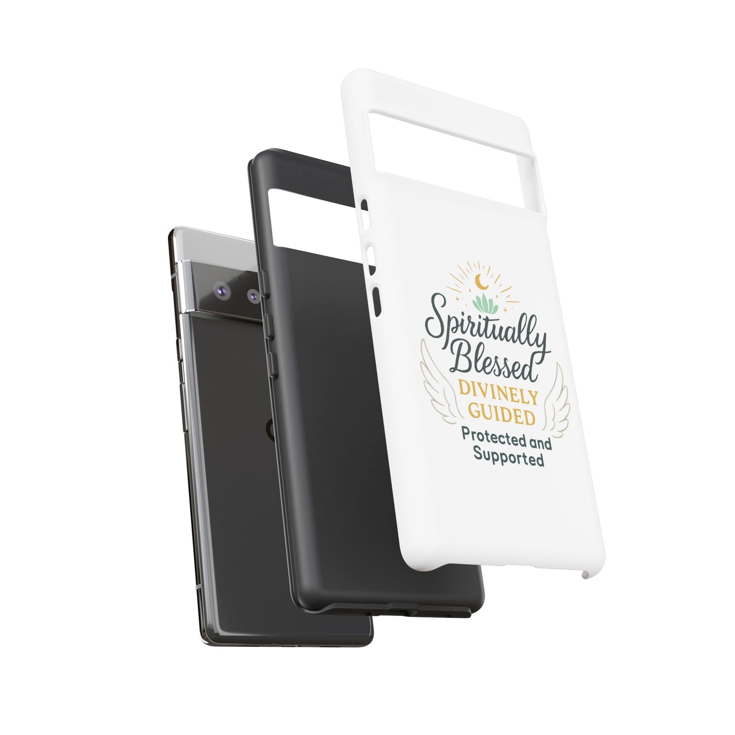 Spiritually Blessed Phone Case — "Divinely Guided, Protected and Supported"