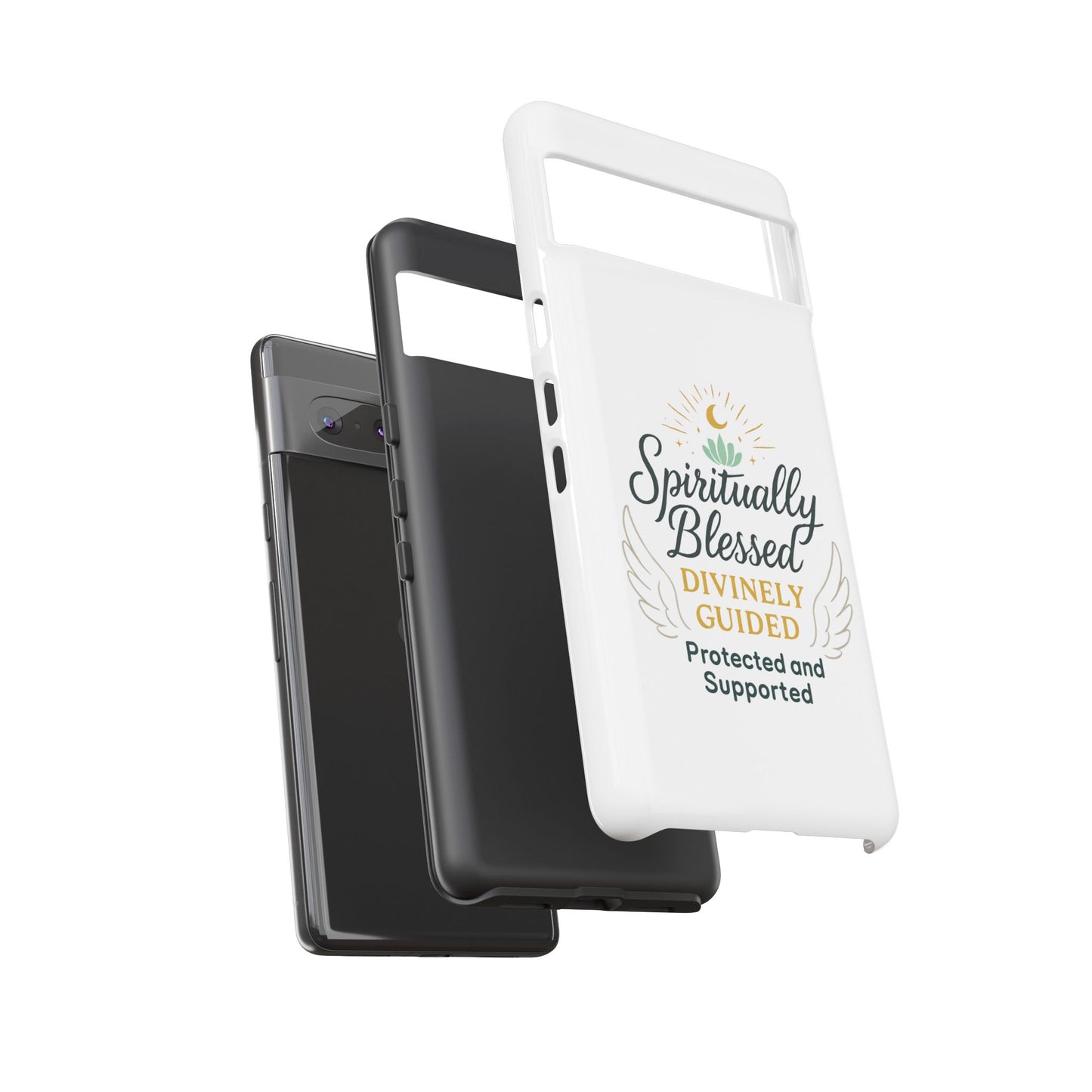 Spiritually Blessed Phone Case — "Divinely Guided, Protected and Supported"
