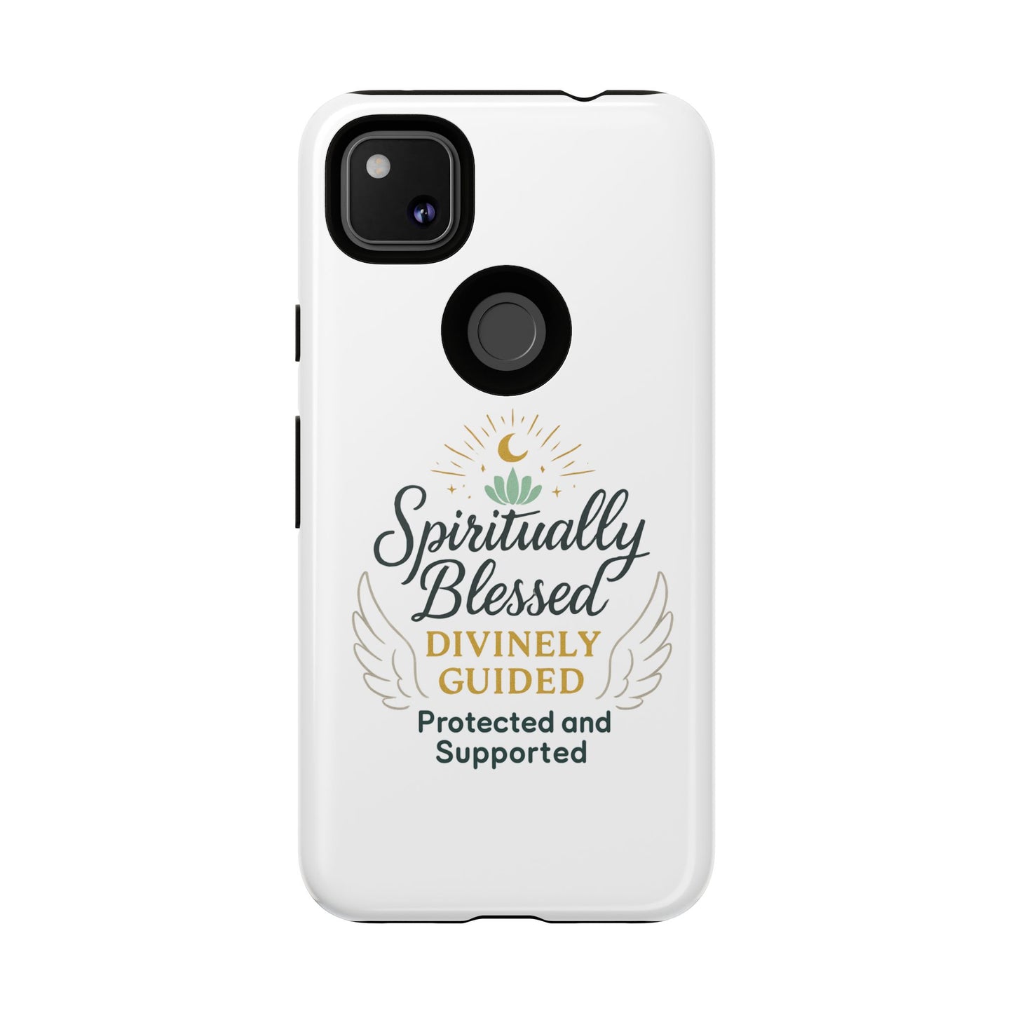 Spiritually Blessed Phone Case — "Divinely Guided, Protected and Supported"