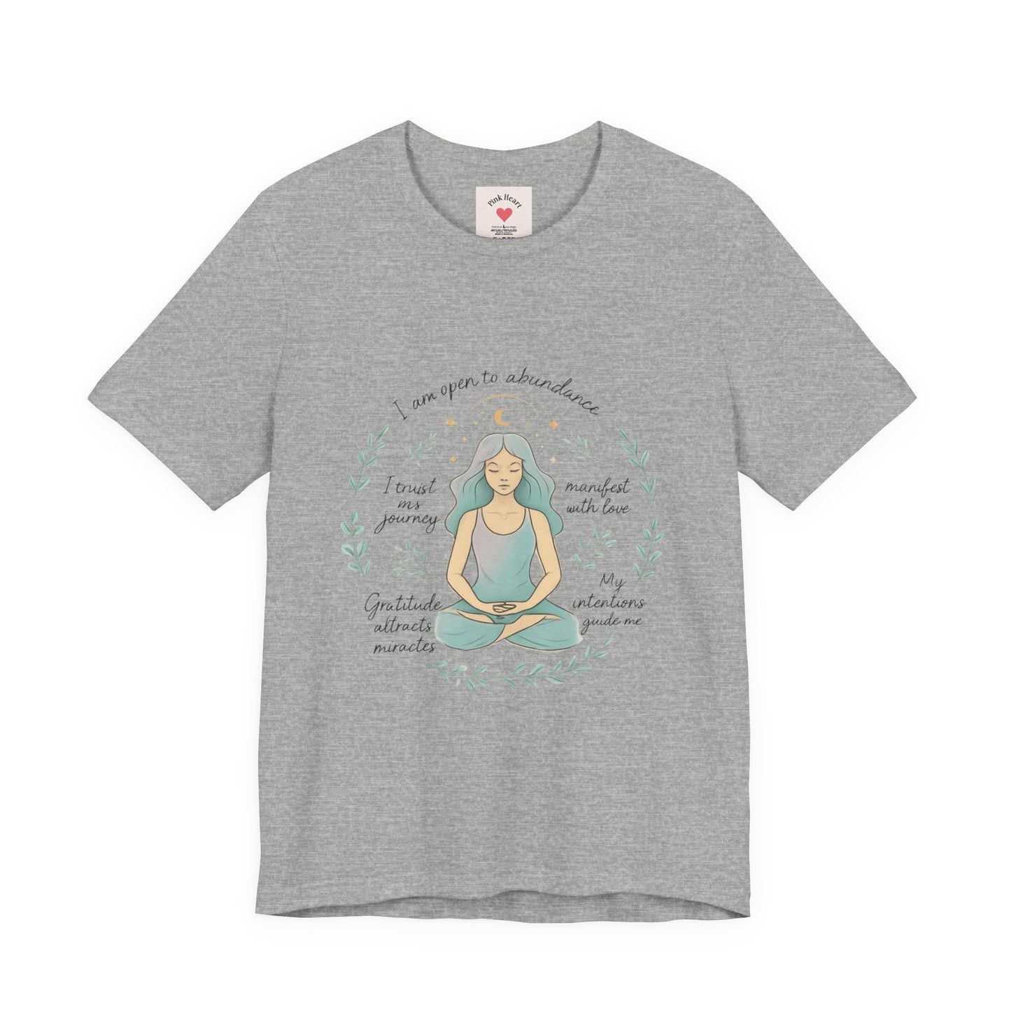 Meditation Woman T-Shirt — Mindfulness Affirmation Tee