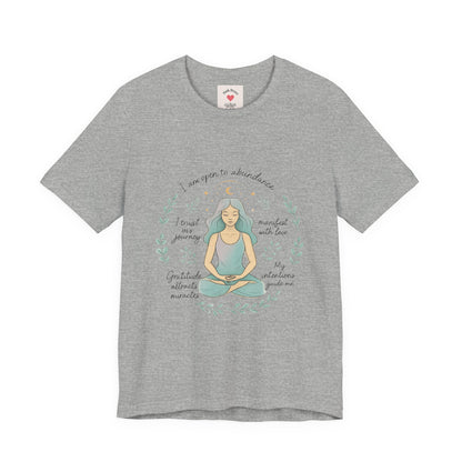 Meditation Woman T-Shirt — Mindfulness Affirmation Tee