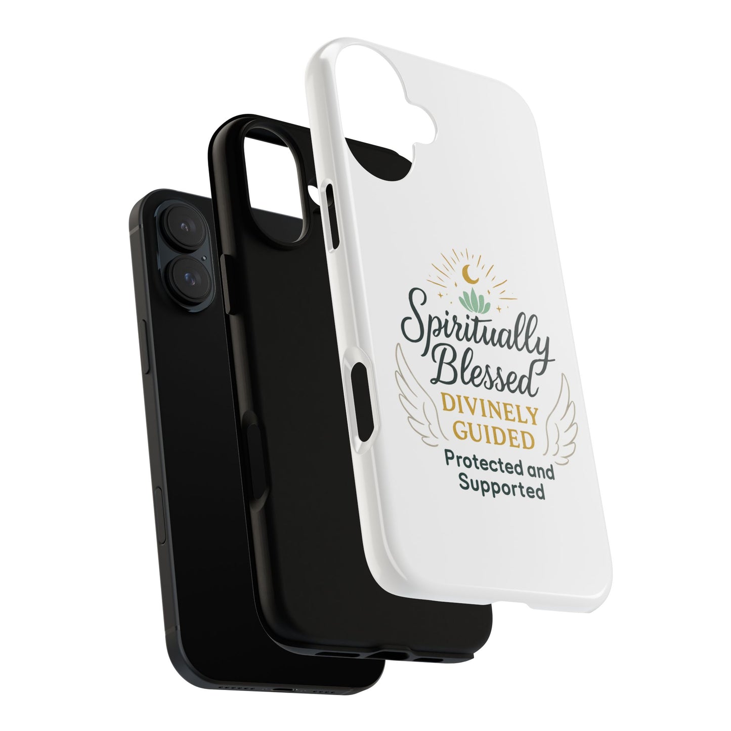 Spiritually Blessed Phone Case — "Divinely Guided, Protected and Supported"