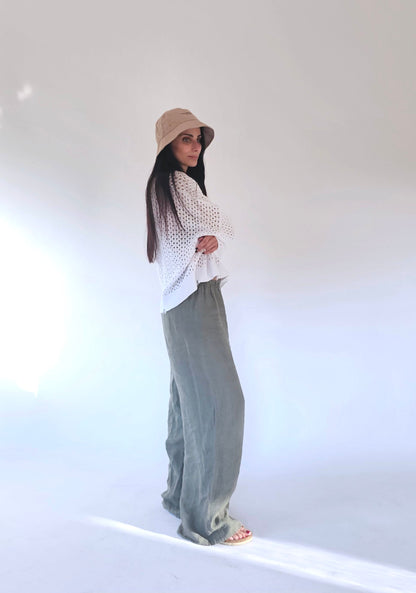 Maglione Traforato in Cotone - Fabiana