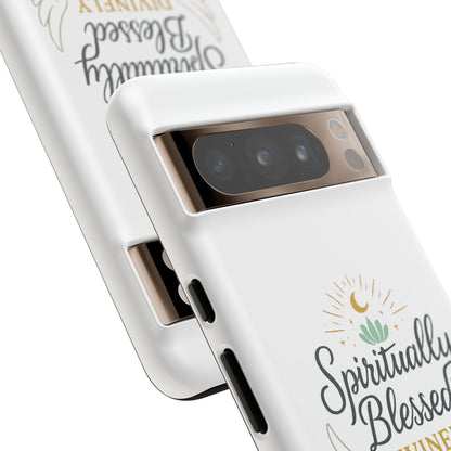 Spiritually Blessed Phone Case — "Divinely Guided, Protected and Supported"