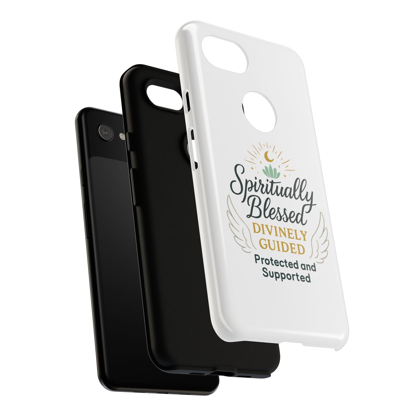 Spiritually Blessed Phone Case — "Divinely Guided, Protected and Supported"