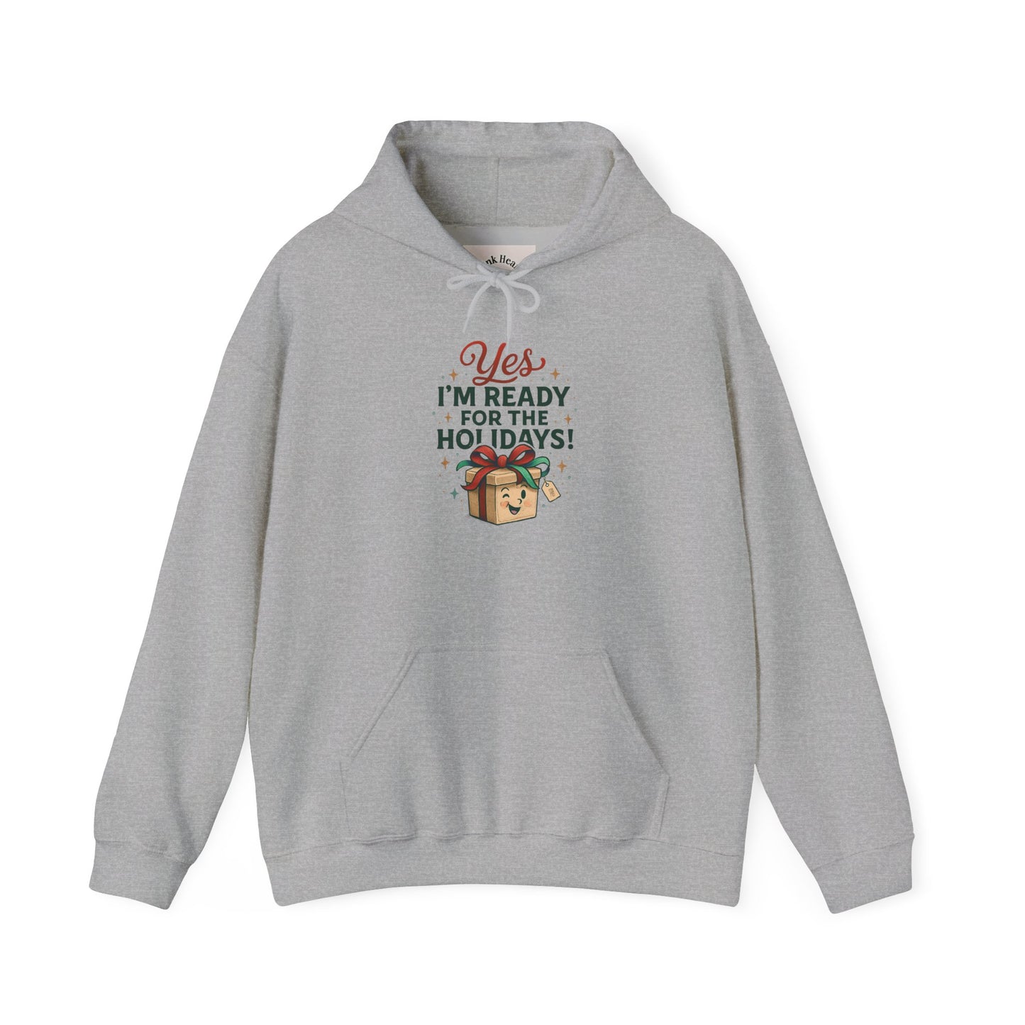 Holiday Ready Hoodie – “Yes I’m Ready for the Holidays!” Gift Box Sweatshirt