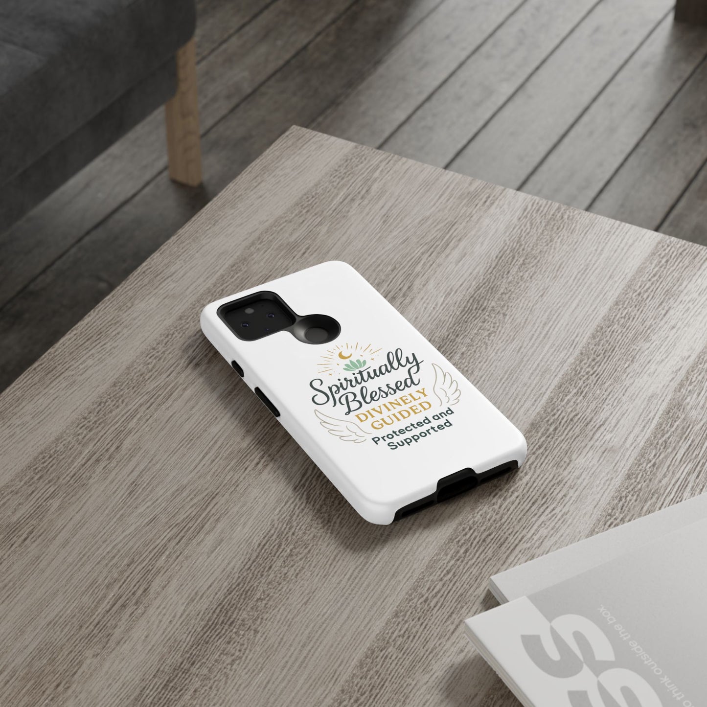 Spiritually Blessed Phone Case — "Divinely Guided, Protected and Supported"