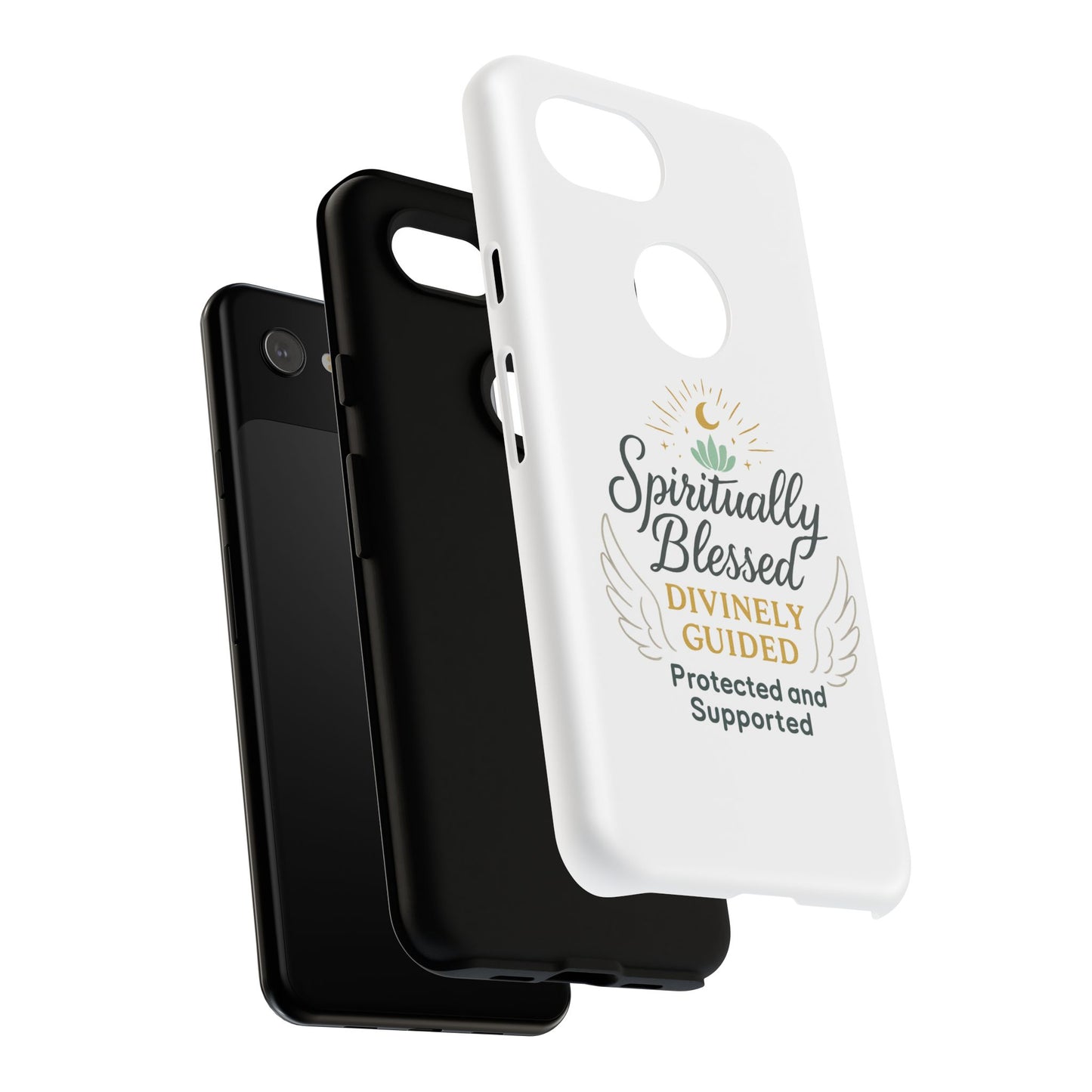 Spiritually Blessed Phone Case — "Divinely Guided, Protected and Supported"