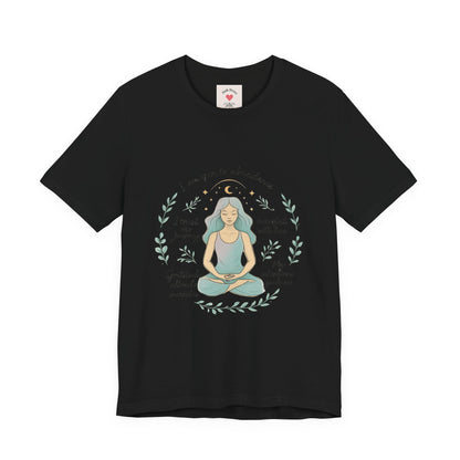Meditation Woman T-Shirt — Mindfulness Affirmation Tee
