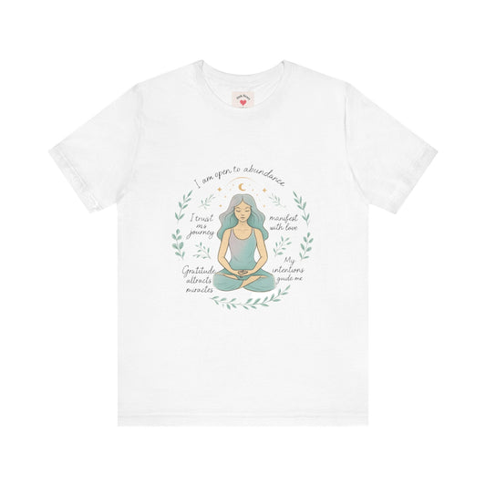 Meditation Woman T-Shirt — Mindfulness Affirmation Tee