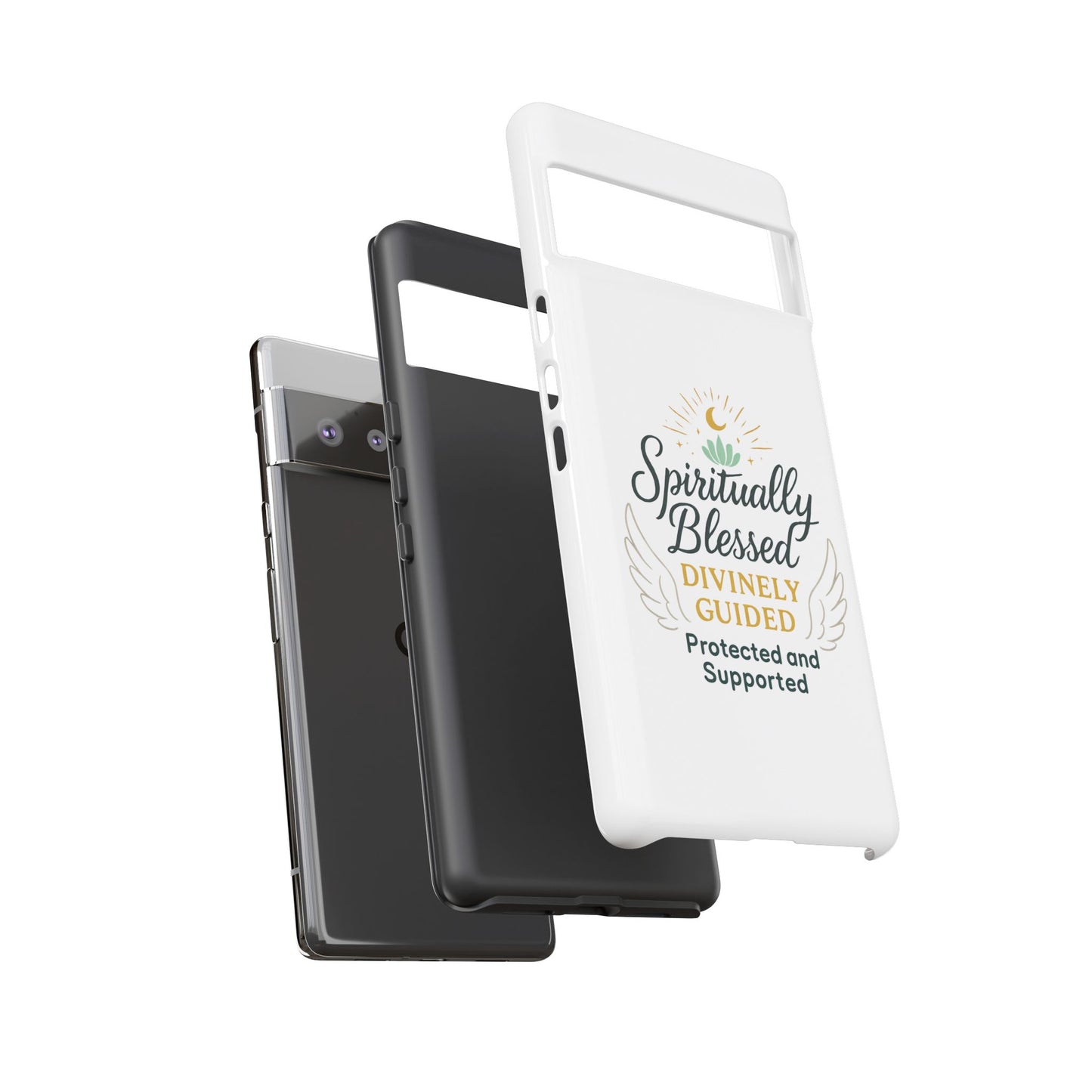 Spiritually Blessed Phone Case — "Divinely Guided, Protected and Supported"