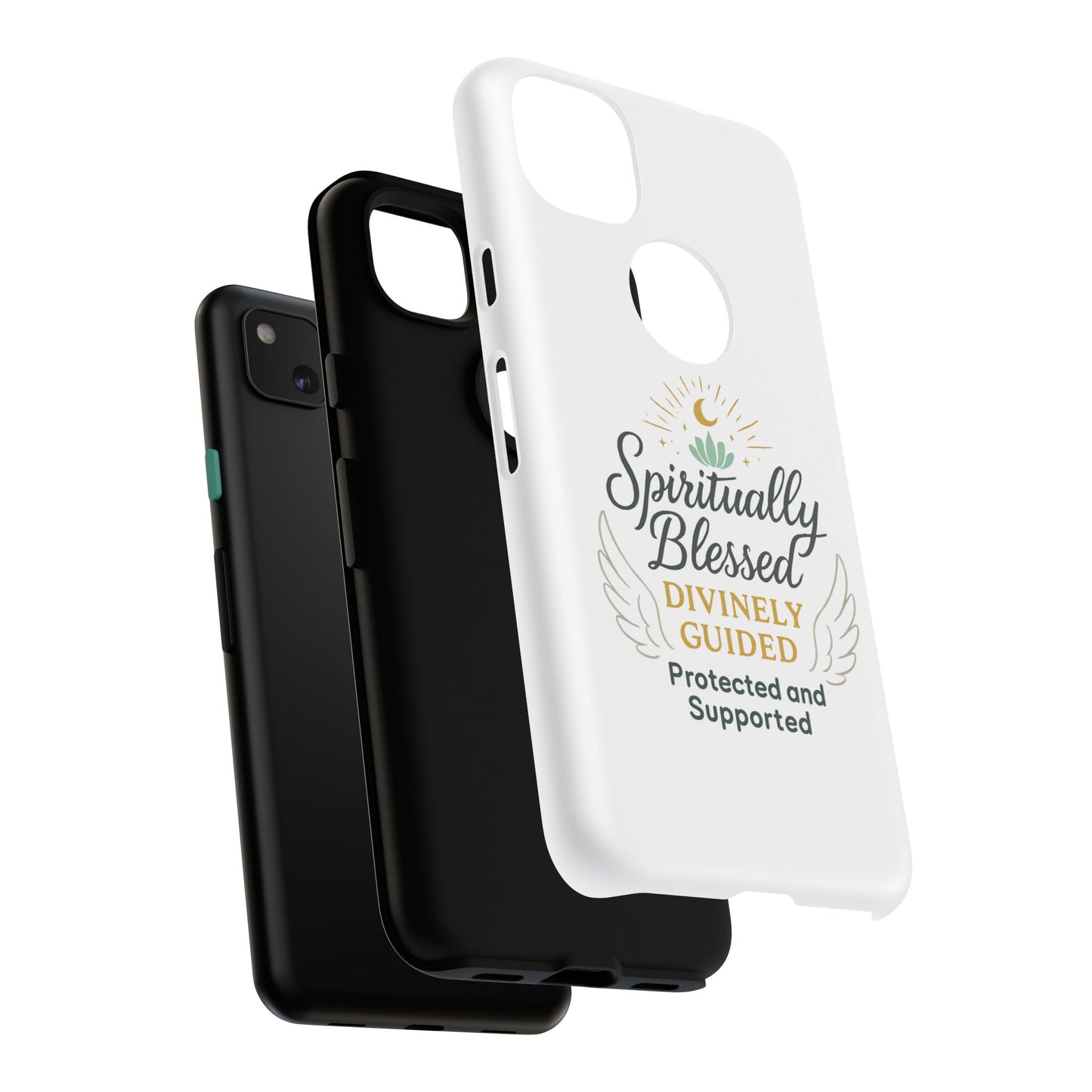 Spiritually Blessed Phone Case — "Divinely Guided, Protected and Supported"