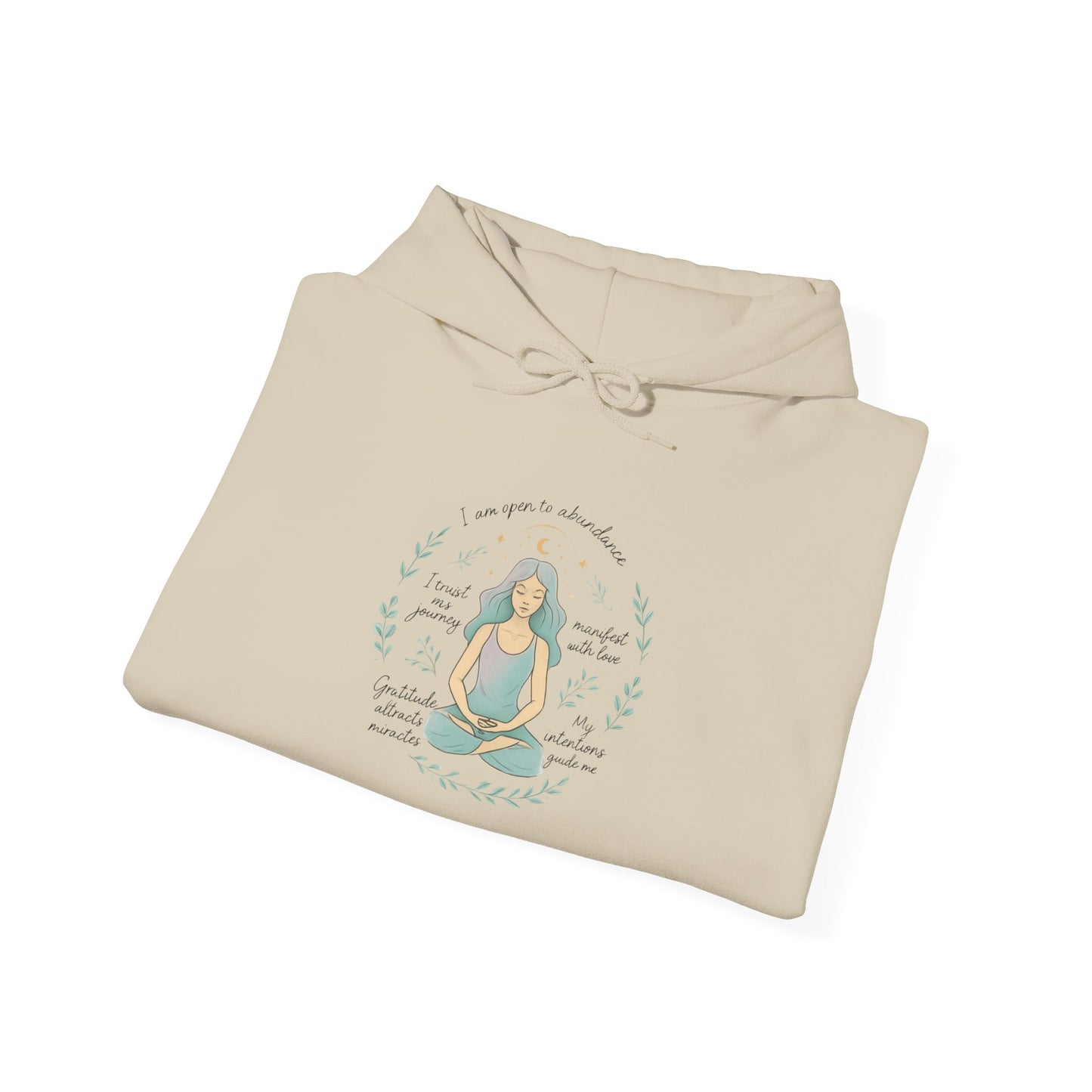 Meditating Mom Hoodie – Pregnancy Mindfulness Sweatshirt