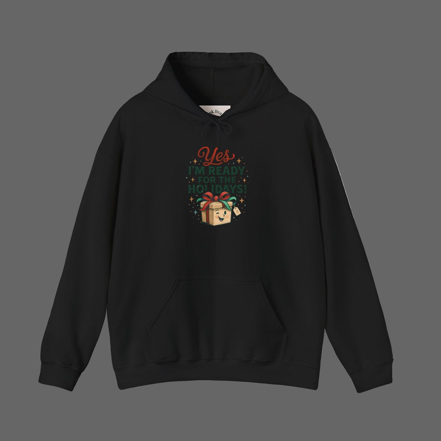Holiday Ready Hoodie – “Yes I’m Ready for the Holidays!” Gift Box Sweatshirt