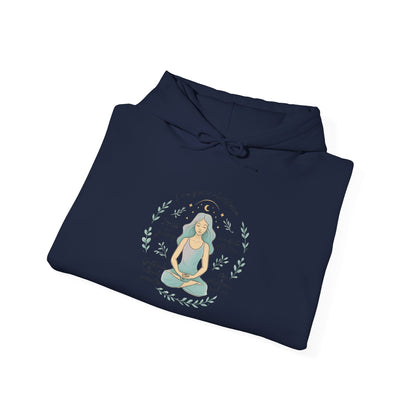 Meditating Mom Hoodie – Pregnancy Mindfulness Sweatshirt