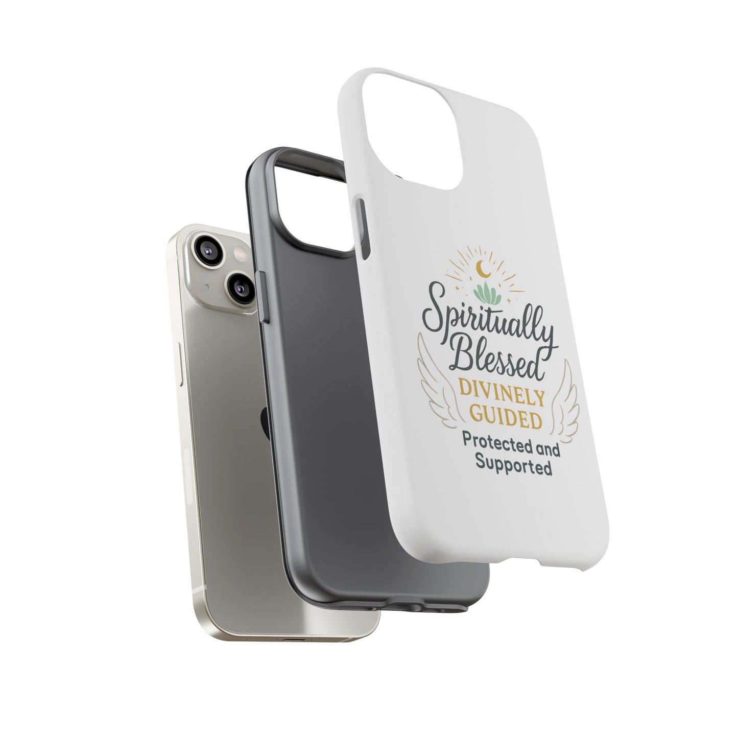 Spiritually Blessed Phone Case — "Divinely Guided, Protected and Supported"