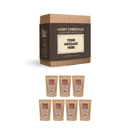 PERSONALIZABLE SPECIALTY COFFEE BEAN CHRISTMAS GIFT BOX