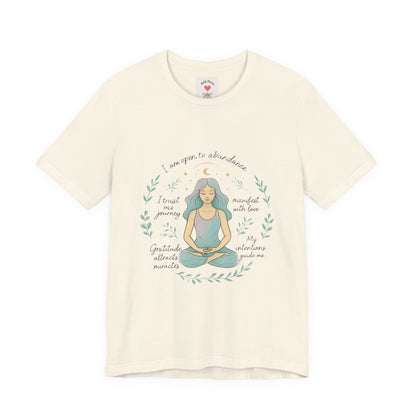 Meditation Woman T-Shirt — Mindfulness Affirmation Tee