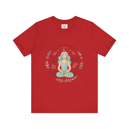Meditation Woman T-Shirt — Mindfulness Affirmation Tee