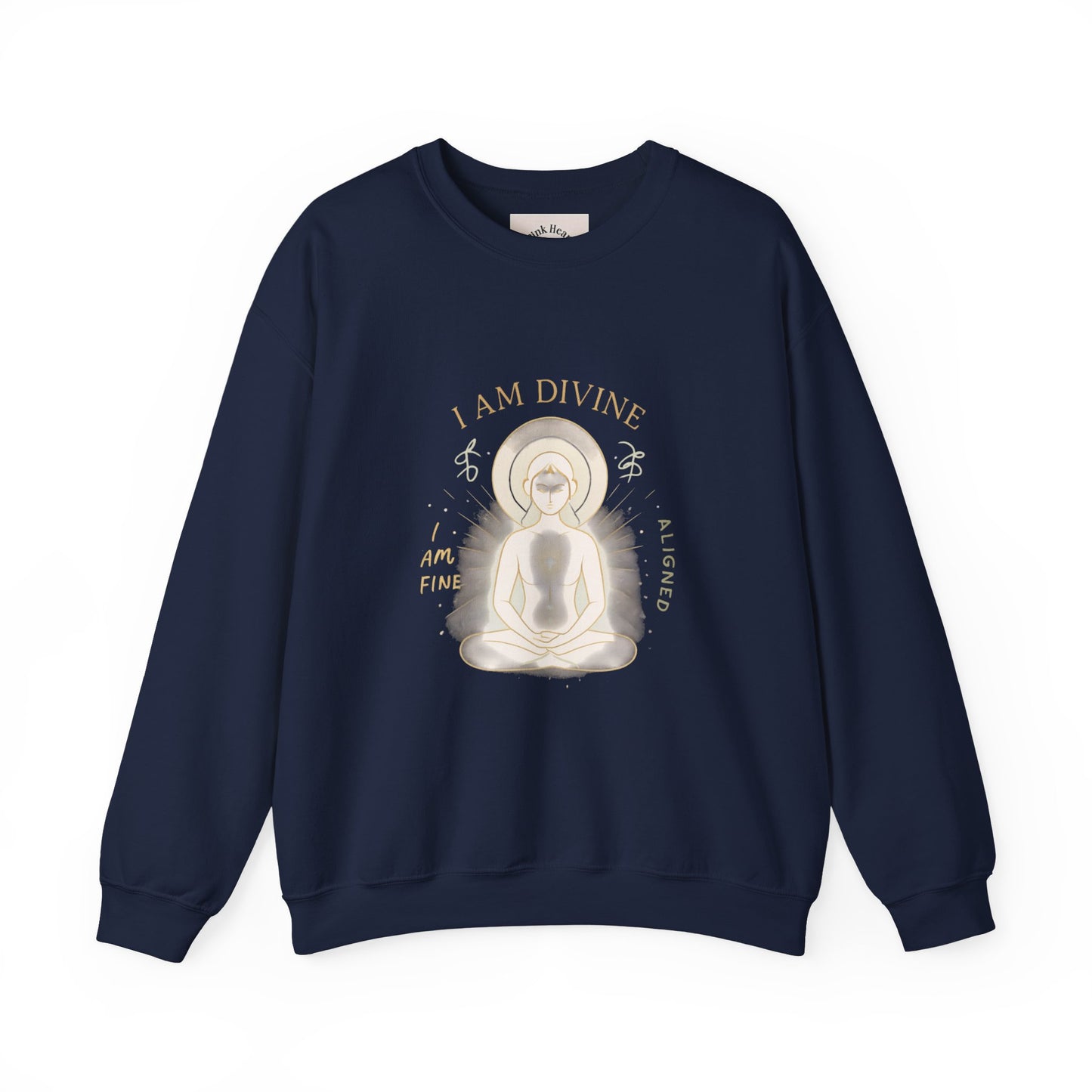 Affirmations Crewneck Sweatshirt - Divine Alignment Positive Mindset