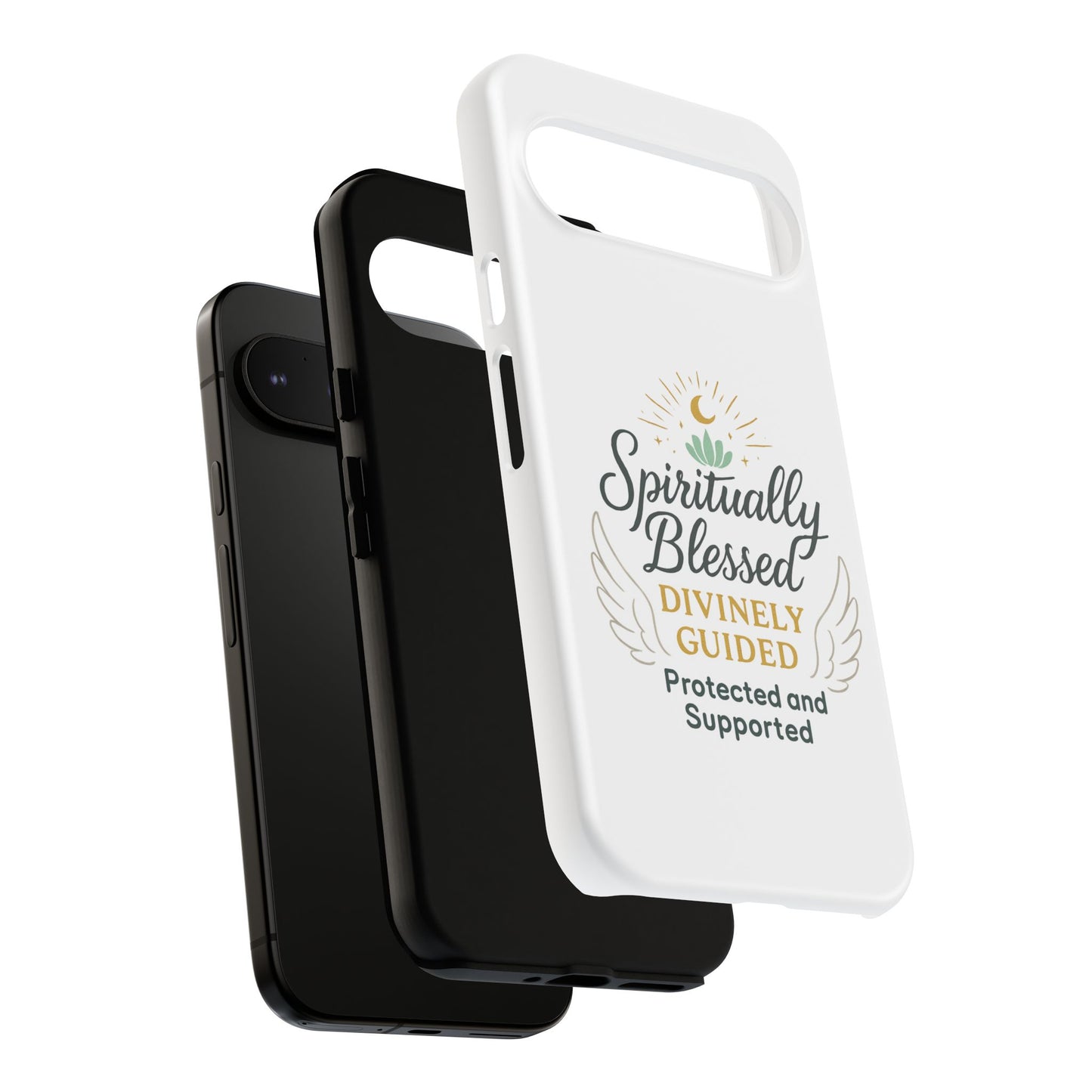 Spiritually Blessed Phone Case — "Divinely Guided, Protected and Supported"