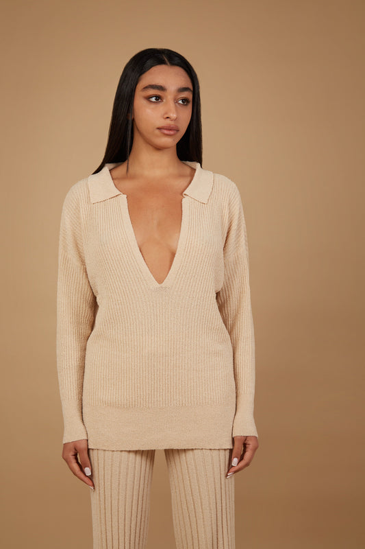 Polo con scollo profondo - Calipso