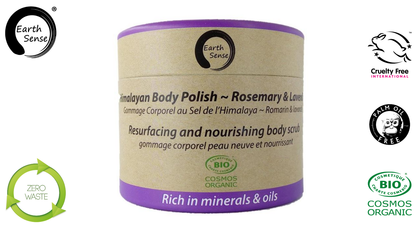 Organic Certified Body Polish Exfoliant - Lavender & Rosemary 200ml - 1 piece
