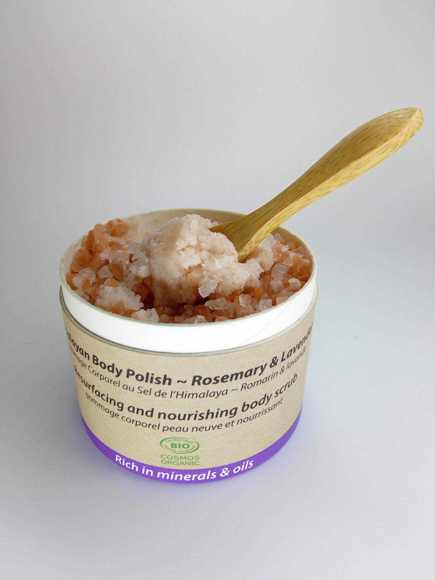 Organic Certified Body Polish Exfoliant - Lavender & Rosemary 200ml - 1 piece