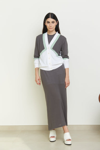 Cardigan in 3 colori in Cotone - Rosalia