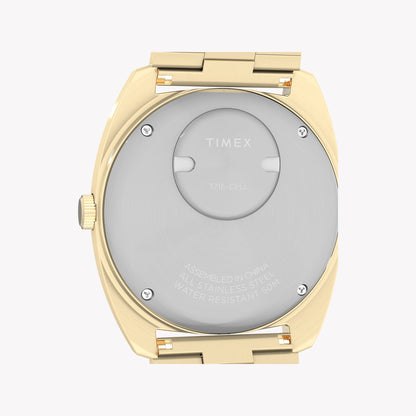 Q Timex Enigma 37mm Bracelet Watch TW2Y34400 | Stylish Silver & Blue Design