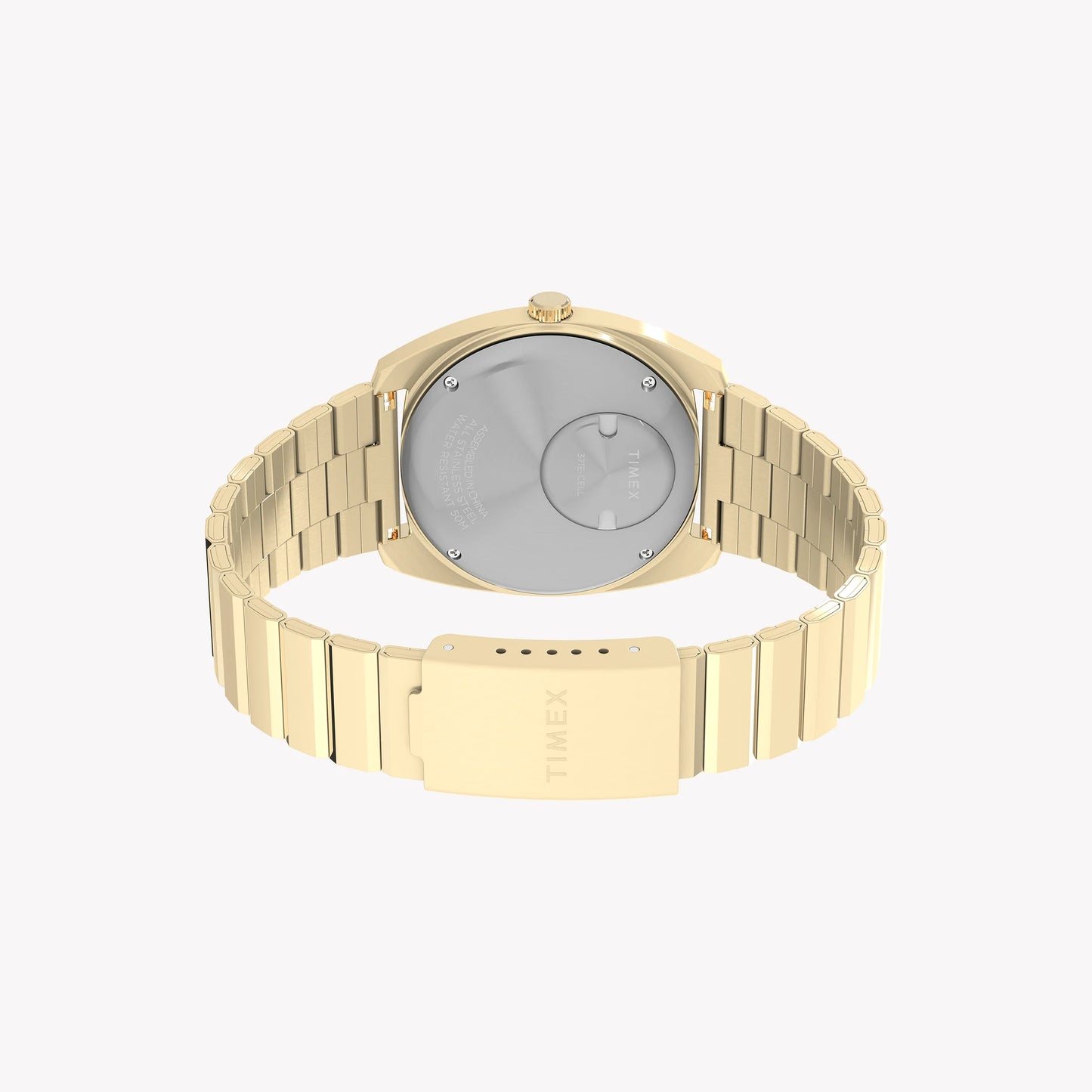 Q Timex Enigma 37mm Bracelet Watch TW2Y34400 | Stylish Silver & Blue Design