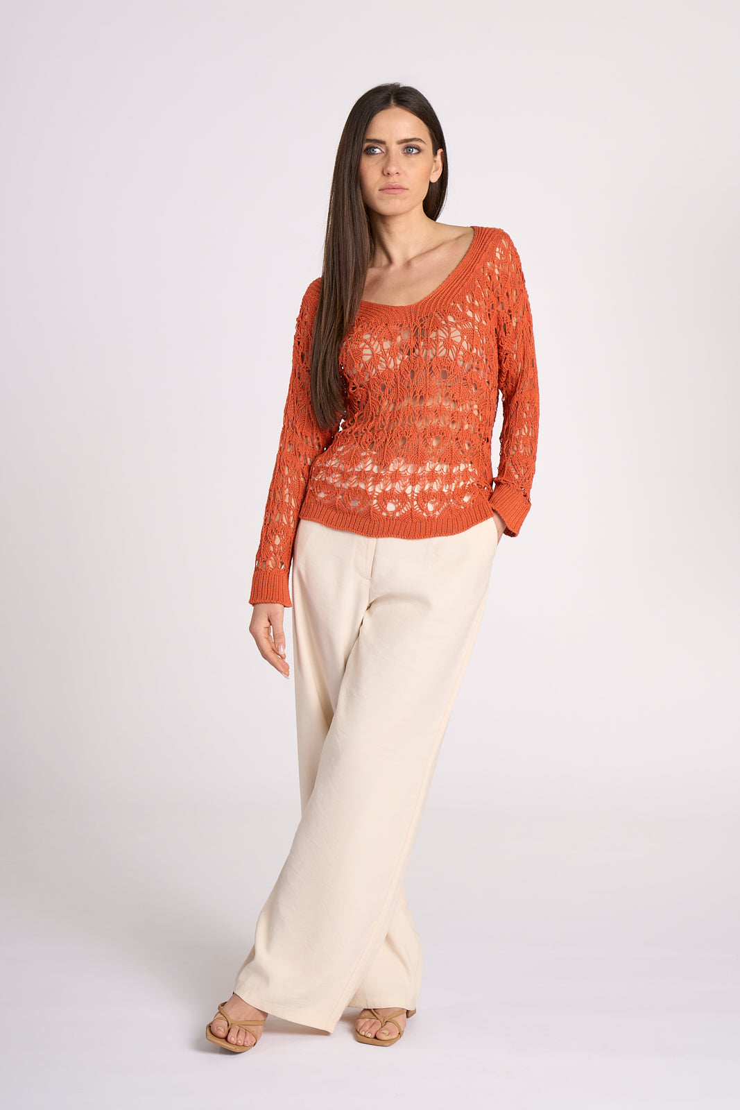 Crochet style top - Elisa