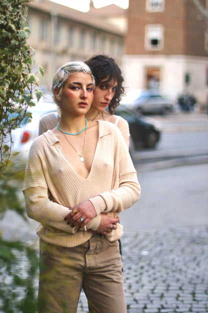 Polo con scollo profondo - Calipso